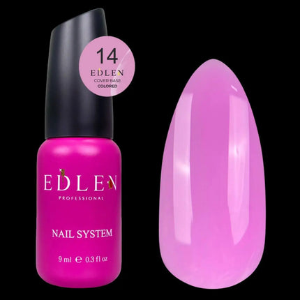 Edlen Cover Base Colorat №14 Roz 9ml