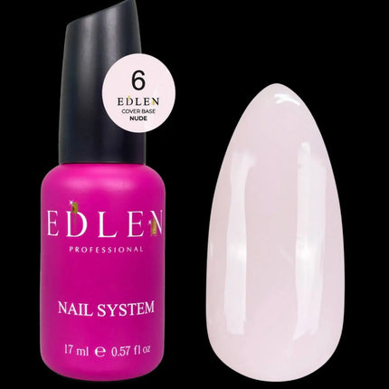 Edlen Cover Base Nude №06 Milky Roz 17ml