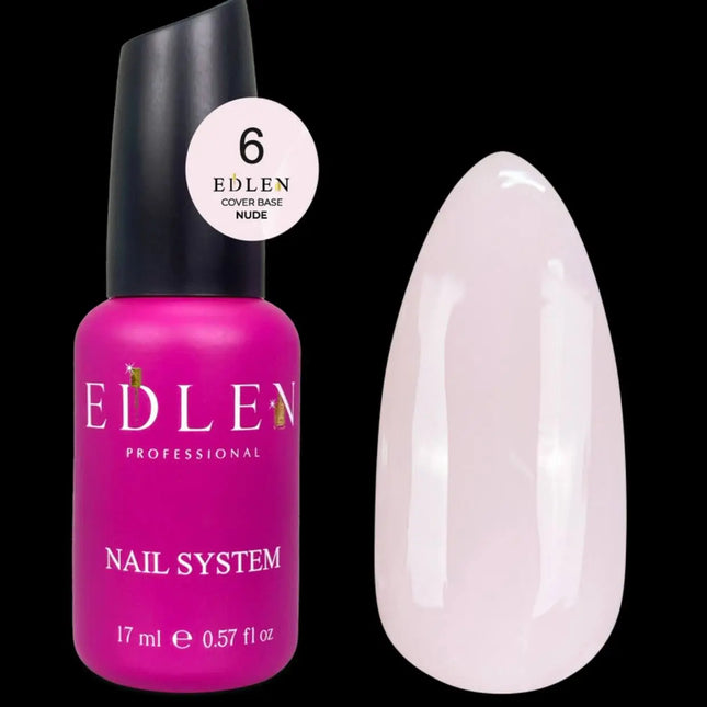 Edlen Cover База Nude №06 Milky Pink 17ml