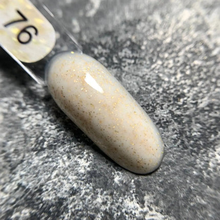 Edlen Cover Base Potal №76 Beige with gold foil 9ml