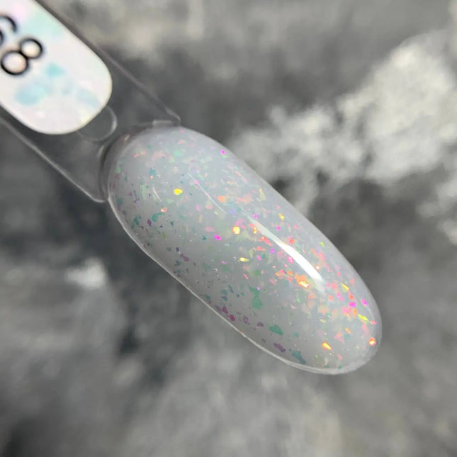 Edlen Cover Base Shimmer №68 Lapte cu folie aurie roz 9ml