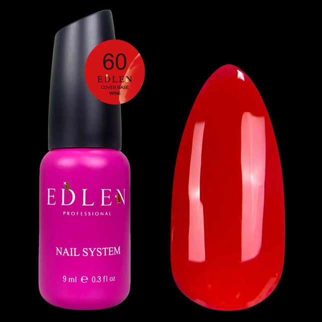 Edlen Cover Base Vin Nr. 60 Roșu 9ml