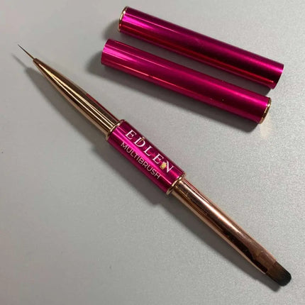 Двусторонняя кисточка для ногтей Edlen Multibrush 9 мм