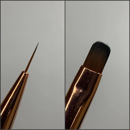 Двусторонняя кисточка для ногтей Edlen Multibrush 9 мм