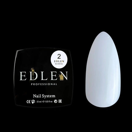Гель для наращивания Edlen Builder Gel №02 «Нюд» Молочный 15 мл