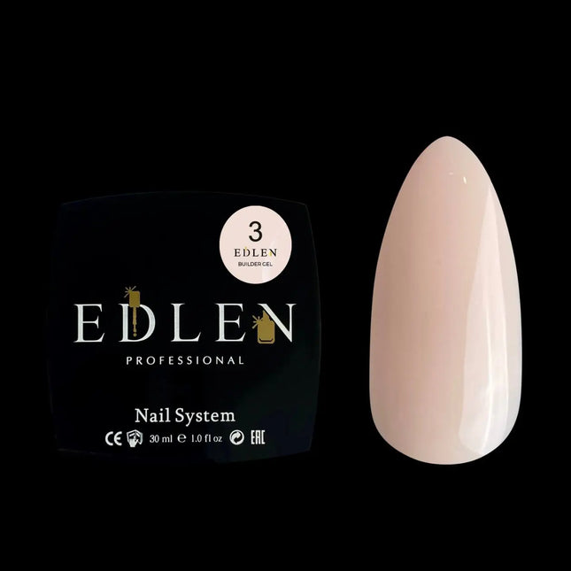 Gel de construcție Edlen №03 „Nude” Bej natural 30ml