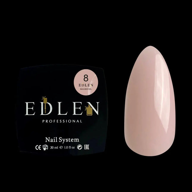 Gel de construcție Edlen №08 „Nude” Bej deschis 30ml