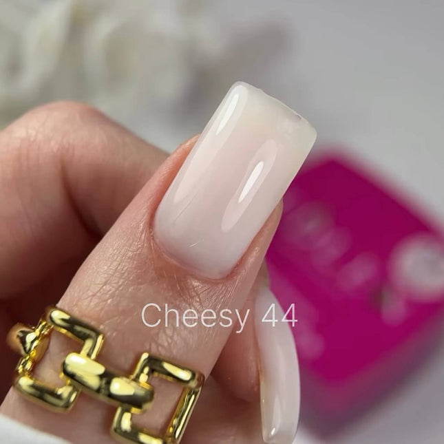 Gel de construcție Edlen №44 „Cheesy” Milky roz piersică 15ml