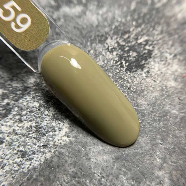Ojă semipermanentă colorată Edlen №59 Verde măsliniu 9ml