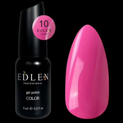 Oj de unghii semipermanent Edlen, culoarea nr. 10, roz închis, 9ml