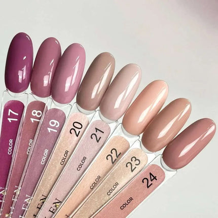 Ojă semipermanentă colorată Edlen №24 Roz Bej, 9ml