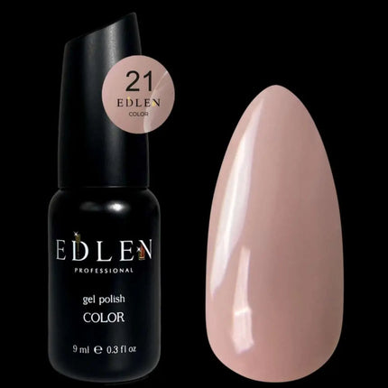 Oja semipermanentă Edlen, culoarea №21, email bej, 9ml