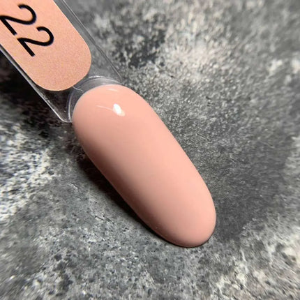Ojă semipermanentă colorată Edlen №22 Peach Beige, 9ml