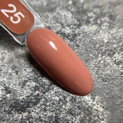 Ojă semipermanentă colorată Edlen №25 Maro cald 9ml