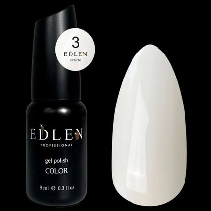 Culoare ojă semipermanentă Edlen №03 Milky 9ml