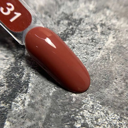 Гель-лак Edlen, колір №31 «Коричневий», 9ml