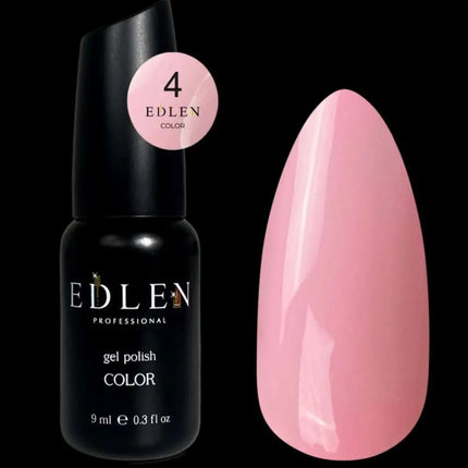 Ojă semipermanentă Edlen, culoarea №04 Roz nud, 9ml