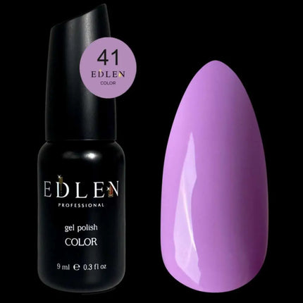 Гель-лак Edlen, колір №41 «Рожево-бузковий», 9ml