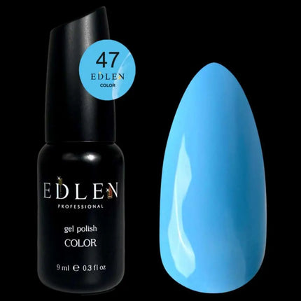 Гель-лак Edlen, колір №47 «Блу», 9ml