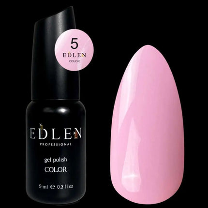 Ojă semipermanentă colorată Edlen №05 Milky Roz 9ml