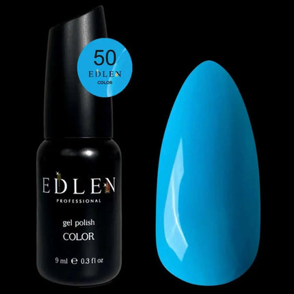 Гель-лак Edlen, колір №50 «Насичений синій», 9ml