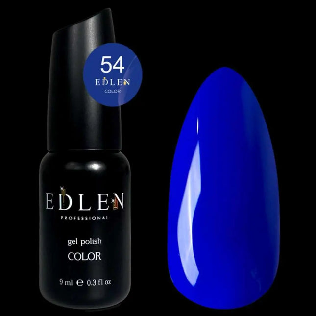 Ojă semipermanentă Edlen, culoare №54 albastru Classic, 9ml