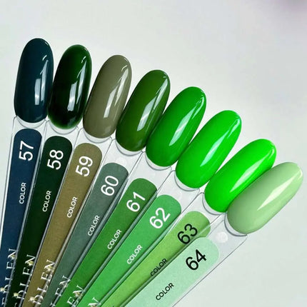 Гель-лак Edlen, цвет №61 «Зелёный», 9ml