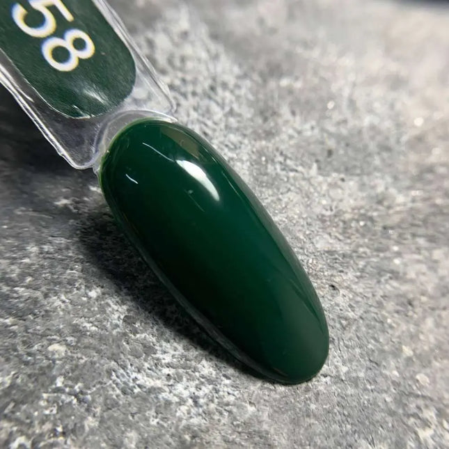 Ojă semipermanentă colorată Edlen №58 Verde închis 9ml