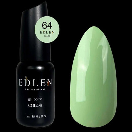 Oja semipermanentă colorată Edlen №64 Verde mentă 9ml