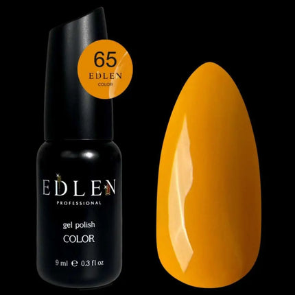 Edlen Gel Polish Color №65 Mustard Yellow 9 ml