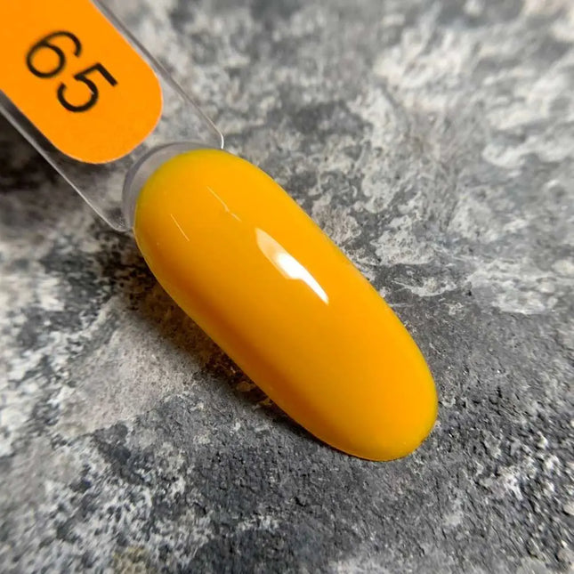 Ojă semipermanentă Edlen, culoarea nr. 65, galben muștar, 9 ml