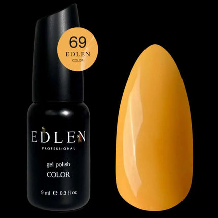 Гель-лак Edlen, цвет №69 «Светло-оранжевый», 9ml