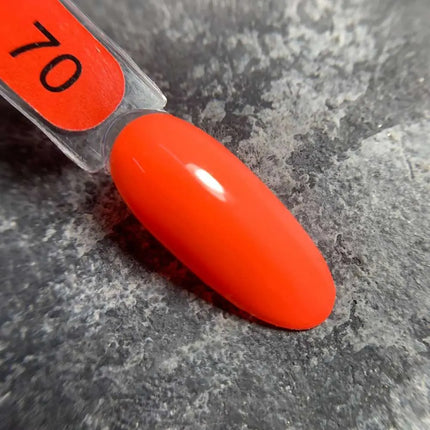 Гель-лак Edlen, колір №70 «Неоновий помаранчевий», 9 мл