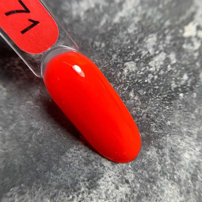 Oja semipermanentă Edlen, nuanța №71 Roșu neon, 9ml