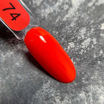 Гель-лак Edlen, цвет №74 «Ярко-алый», 9ml