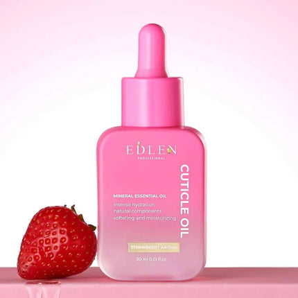 Ulei pentru cuticule Edlen cu aromă de căpșuni, 30 ml