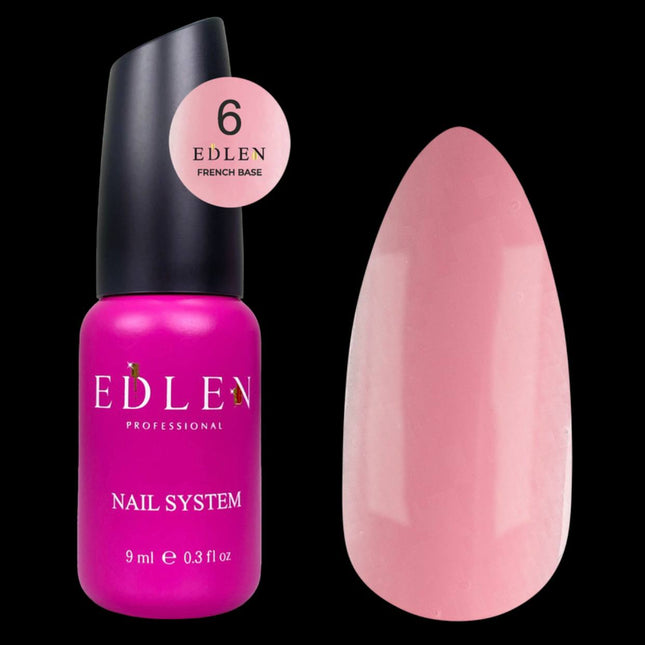 Edlen French Base Flash №6 Nude Roz 9ml