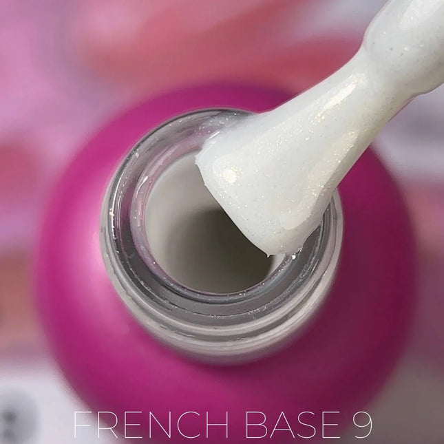Edlen French Base №9 Lapte cu sclipici auriu 9ml