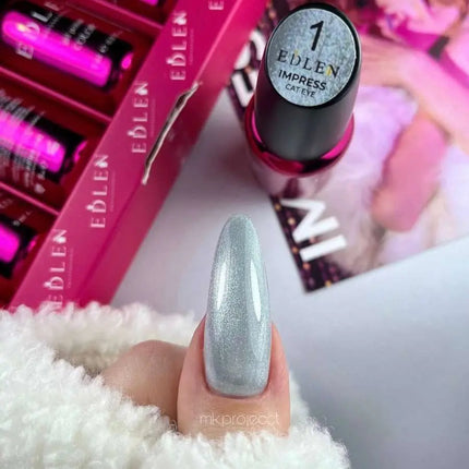 Edlen Cat Eye Impress №1 Silver 9ml