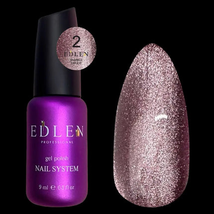 Edlen Cat Eye Sparkle №2 Garnet Red 9ml