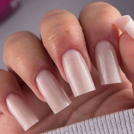 Edlen Top Crystal UV with silver shimmer 9ml