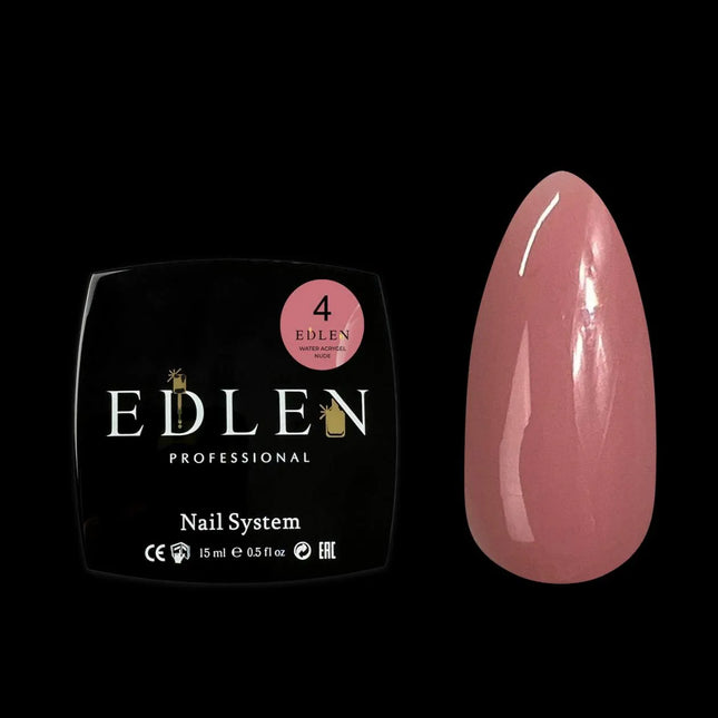 Edlen Water Acrygel №04 Piersică Maro 15ml