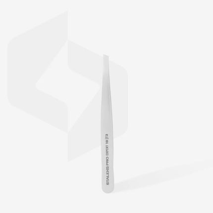 Eyebrow tweezers Staleks Pro Expert 10 Type 3 TE-10/3 - Eyebrow tweezers