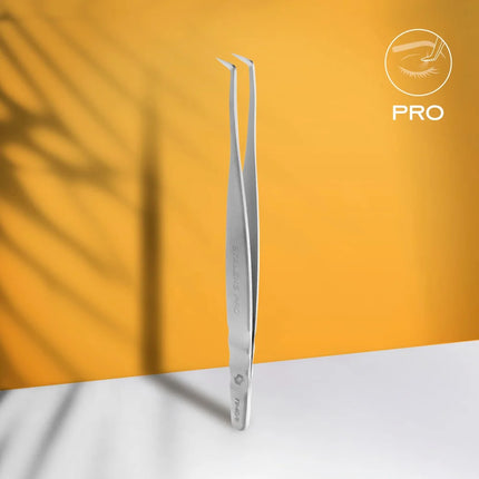 Eyelash tweezers Staleks Pro Expert 40 Type 8 TE-40/8 - Eyelash tweezers