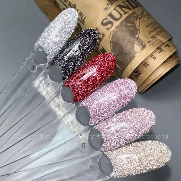 Saga Fiery Gel Polish №02 Negru 10ml