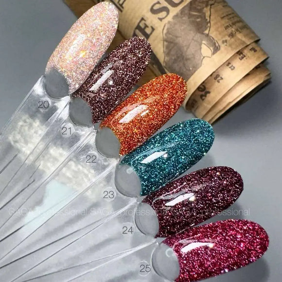 Saga Fiery Gel Polish №25 Garnet 10ml