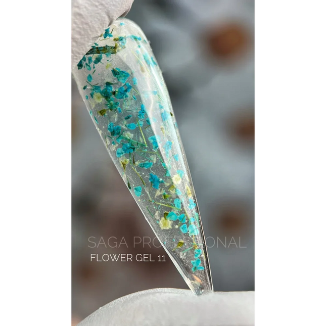 Flower Gel №11 5 ml Saga Professional - Gel paint