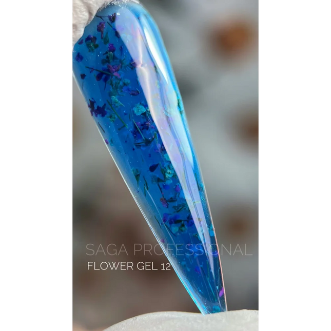 Flower Gel №12 5 ml Saga Professional - Gel paint