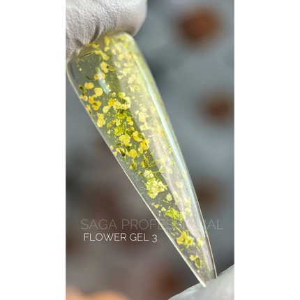 Flower Gel №3 5 ml Saga Professional - Gel paint