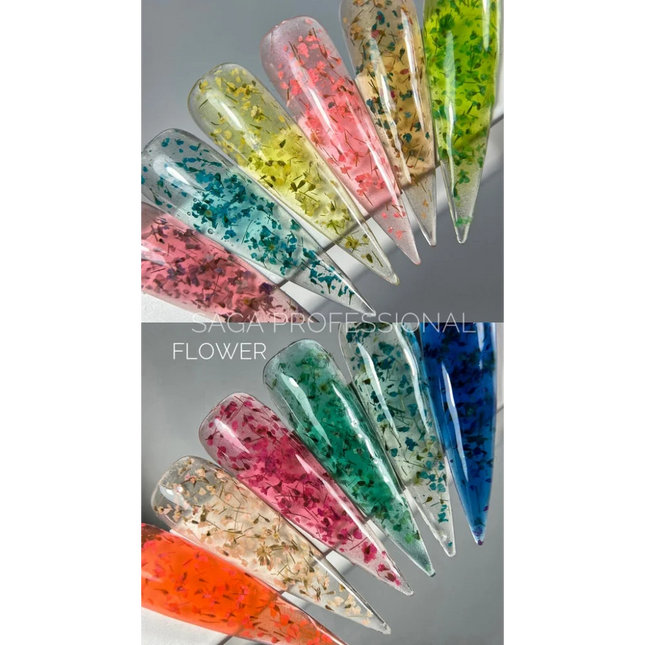 Flower Gel №7 5 ml Saga Professional - Gel paint